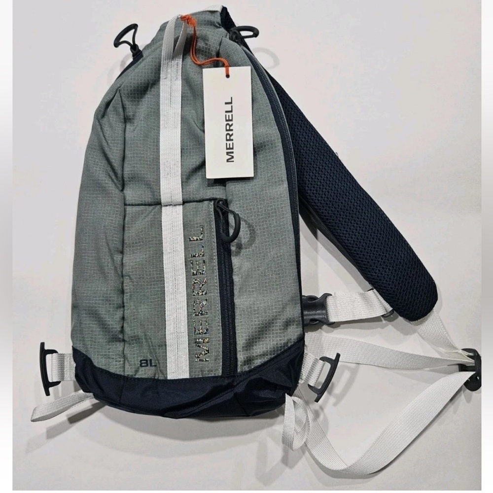 MERRELL Solution Dyed Crest 8L Sling Bag Green & Blue Backpack Unisex ~ NWT!